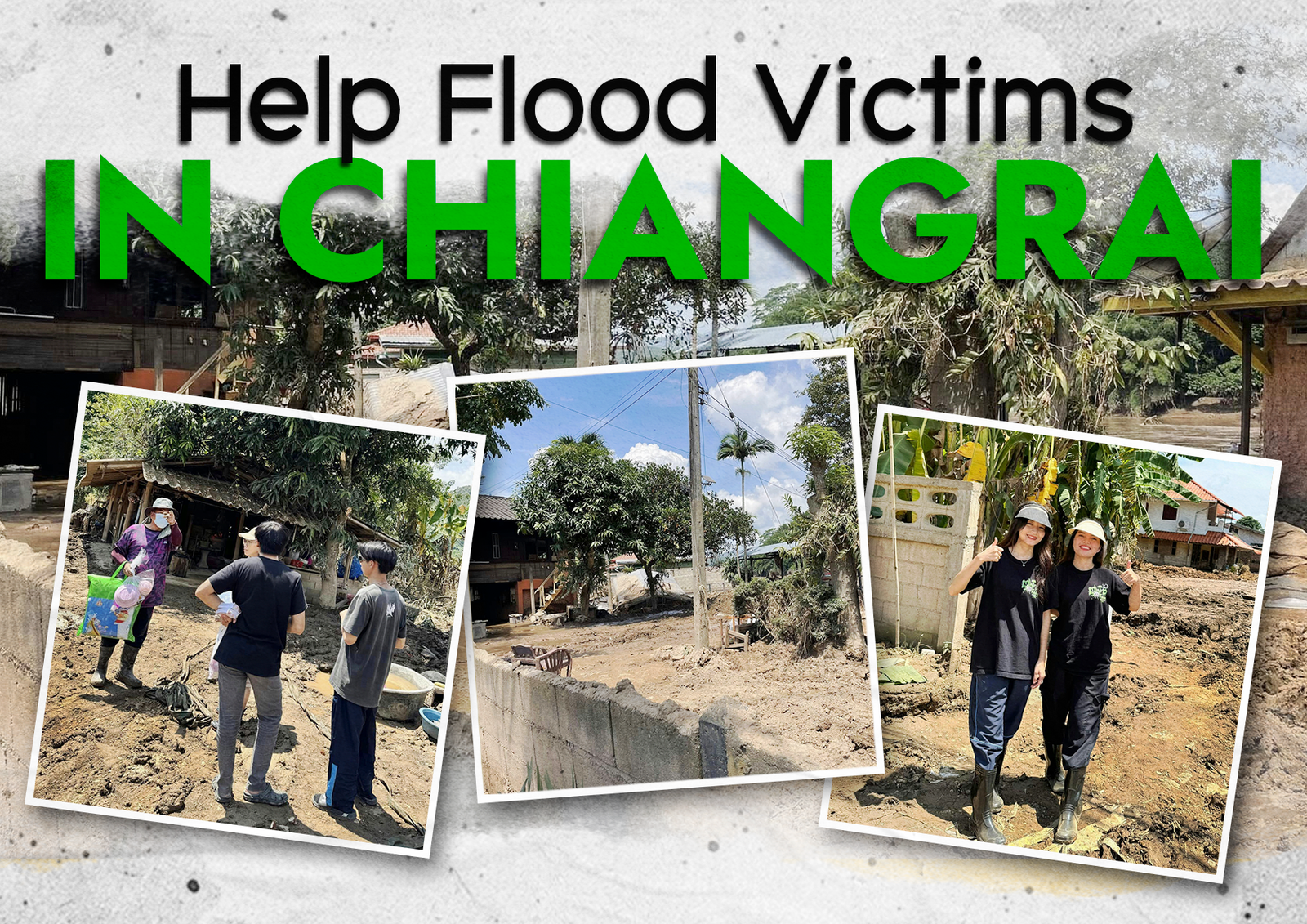 Help flood victims in Chiang Rai