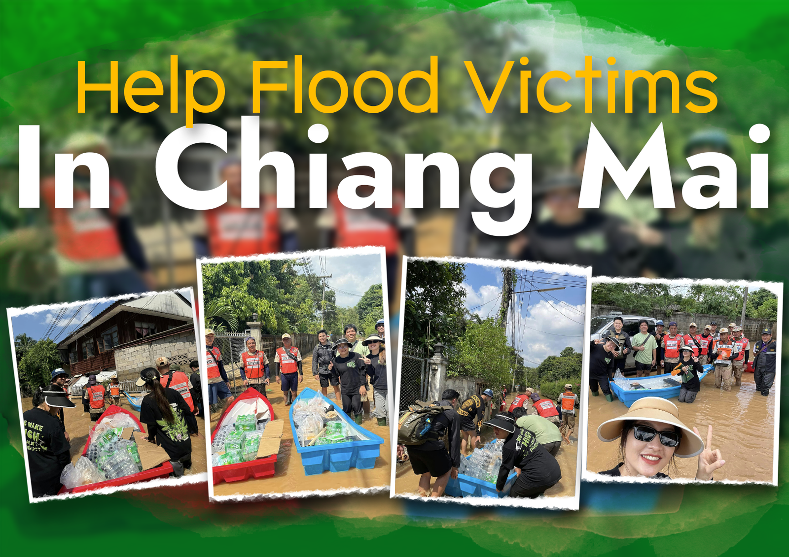 Help flood relief in Chiang Mai